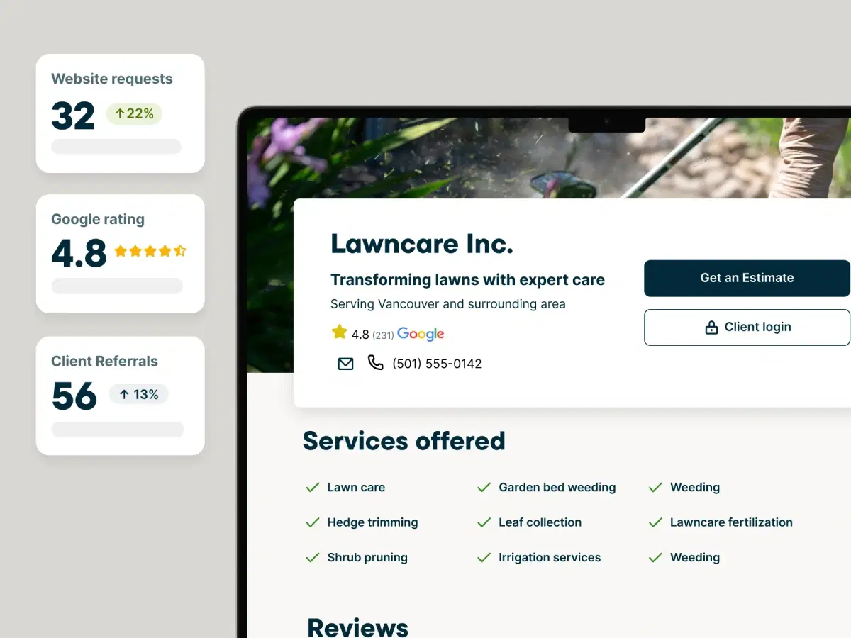 A quote in the Jobber app